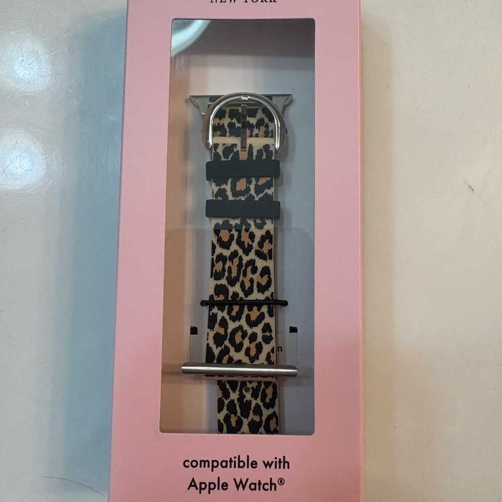 NWT: Kate Spade Leopard Print Apple Watch Band